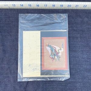 Angel of Light Lavender & Lace vintage 80s Cross Stitch Pattern Old stock